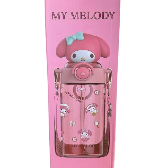 Sanrio My Melody Pink Water Bottle - Picture 3 of 3